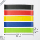 5 Peças de Elástico de Resistencia Fitness