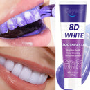 White 8 D Limpeza profunda para dentes mais brancos.