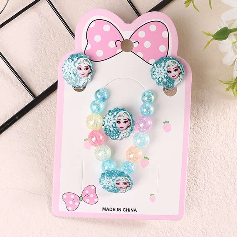 Conjunto Pulseiras Desenho Animado - Meninas