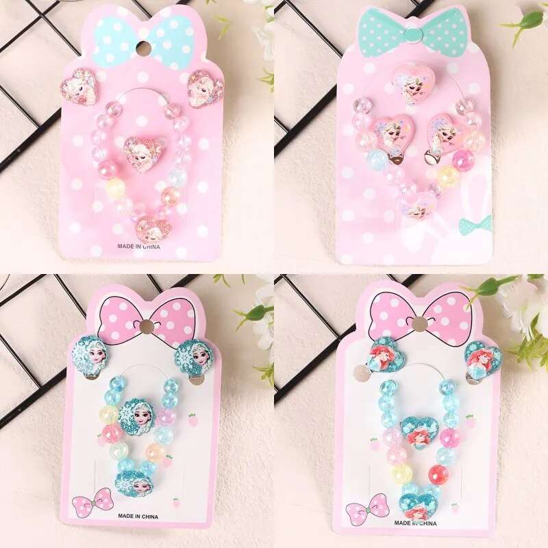 Conjunto Pulseiras Desenho Animado - Meninas