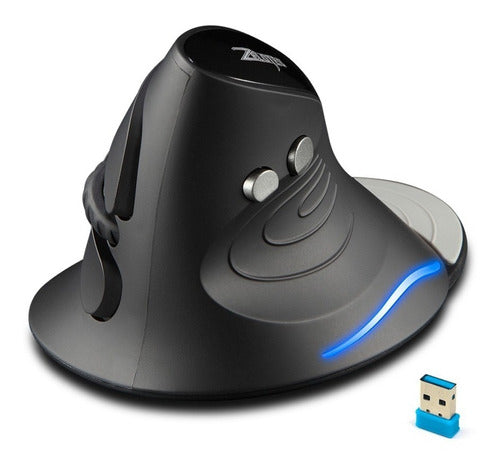 Mouse vertical Zelotes  F-17 preto
