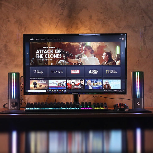 Caixa De Som Bluetooth Potente Soundbar Tv Pc Notebook Led