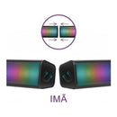 Mini Soundbar Bluetooth P2 Caixa De Som Potente Smart Tv Pc