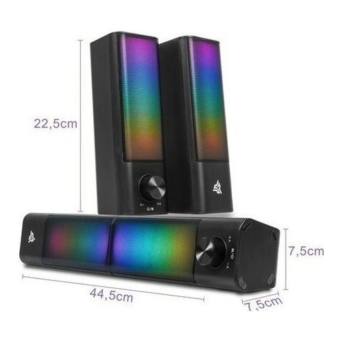 Mini Soundbar Bluetooth P2 Caixa De Som Potente Smart Tv Pc