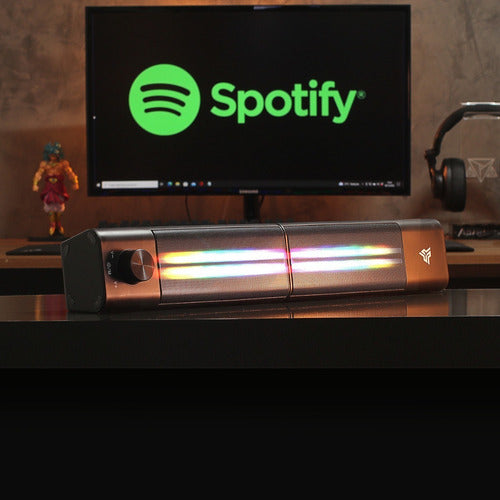 Caixa De Som Bluetooth Potente Soundbar Tv Pc Notebook Led