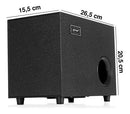 Caixa De Som Potente Soundbar Bluetooth Subwoofer Led Usb P2
