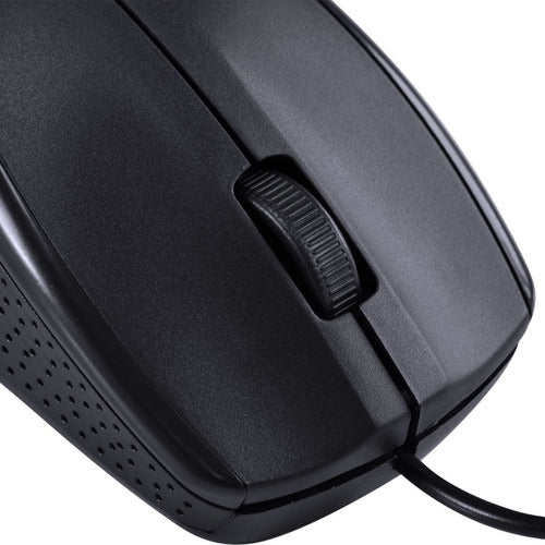 Mouse Óptico Corp 1000 Dpi Cabo Usb 1.8m Preto Cm100