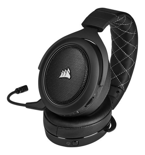 Fone de ouvido over-ear gamer sem fio Corsair HS70 Pro Wireless carbon