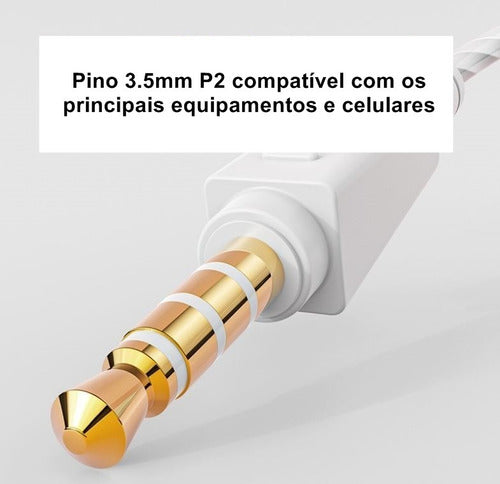 Fone De Ouvido Gamer Dj Musicos Retorno Palco In-ear C/case