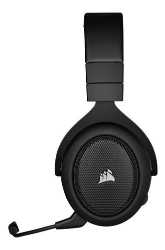 Fone de ouvido over-ear gamer sem fio Corsair HS70 Pro Wireless carbon