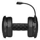 Fone de ouvido over-ear gamer sem fio Corsair HS70 Pro Wireless carbon