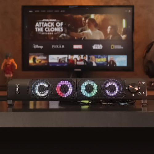 Soundbar Caixa De Som Home Theater Smart Tv Pc Gamer Usb P2 -