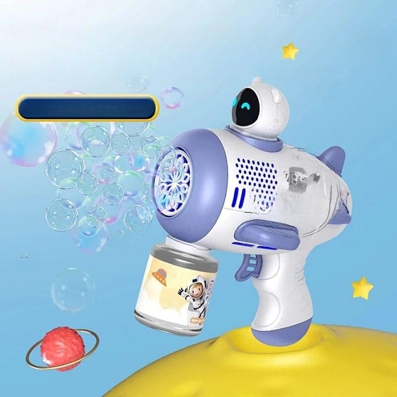 Pistola de Bolha de Sabão de Astronauta