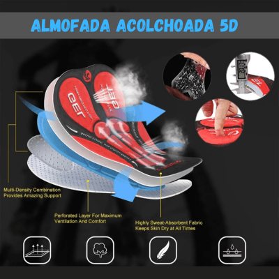 Short de Ciclismo com Bolsa para Homens